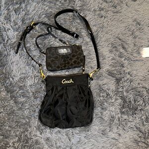 Coach crossbody bag with matching wallet